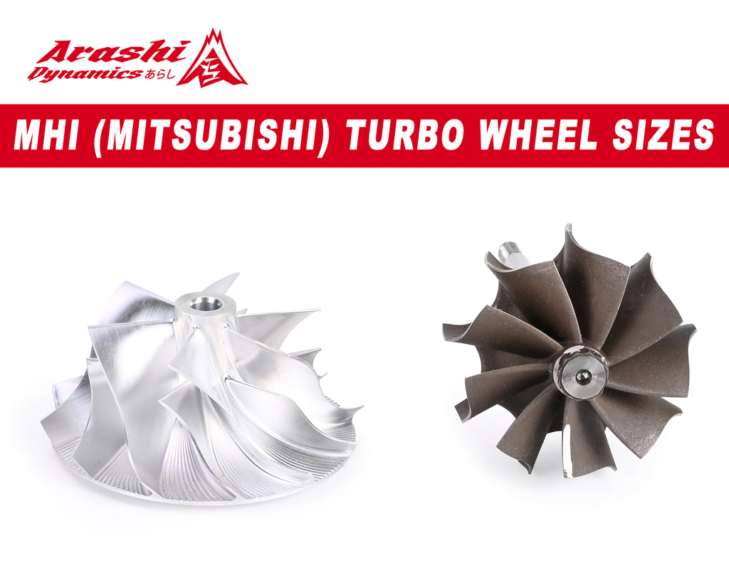 MHI Mitsubishi Turbo Wheel Sizes