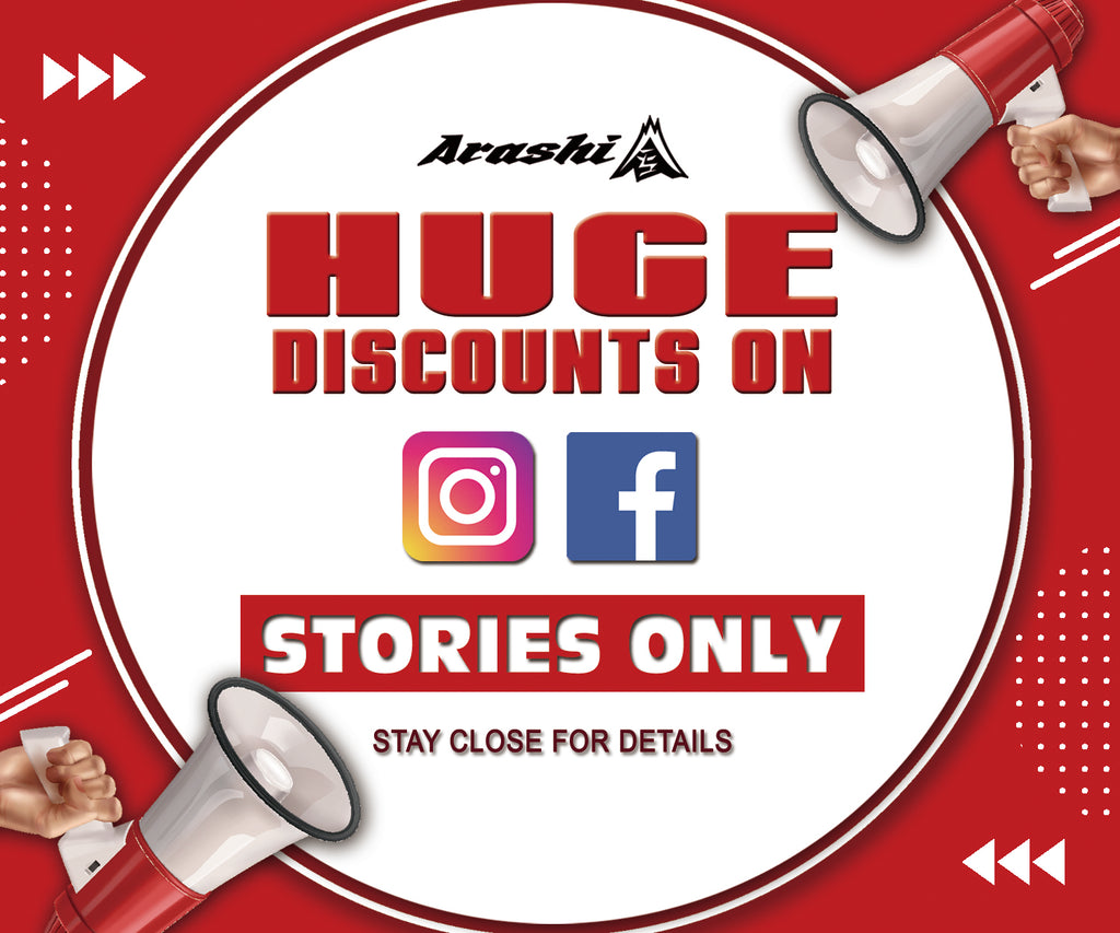 Huge Discounts on Instagram/Facebook Stories