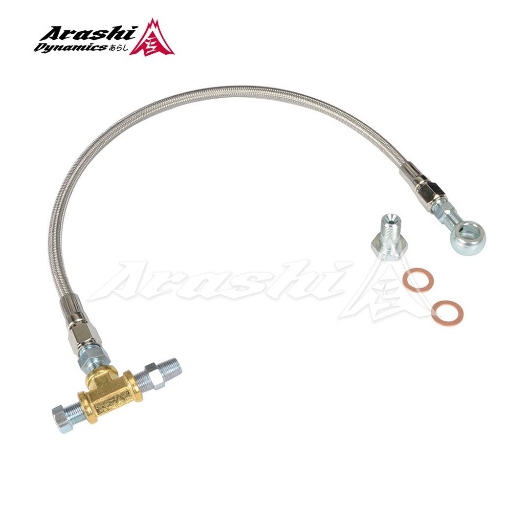 Garrett T2 T25 T28 GT25 GT28 Journal Bearing Turbo Oil Feed Line Kit 1