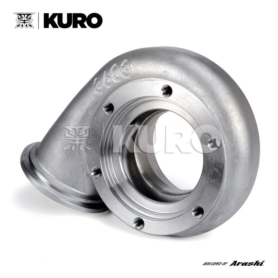 Arashi Dynamics KURO GT3071R GT3076R GT30 GTX30 V-band 0.82 A/R Turbo  Turbine Housing Stainless