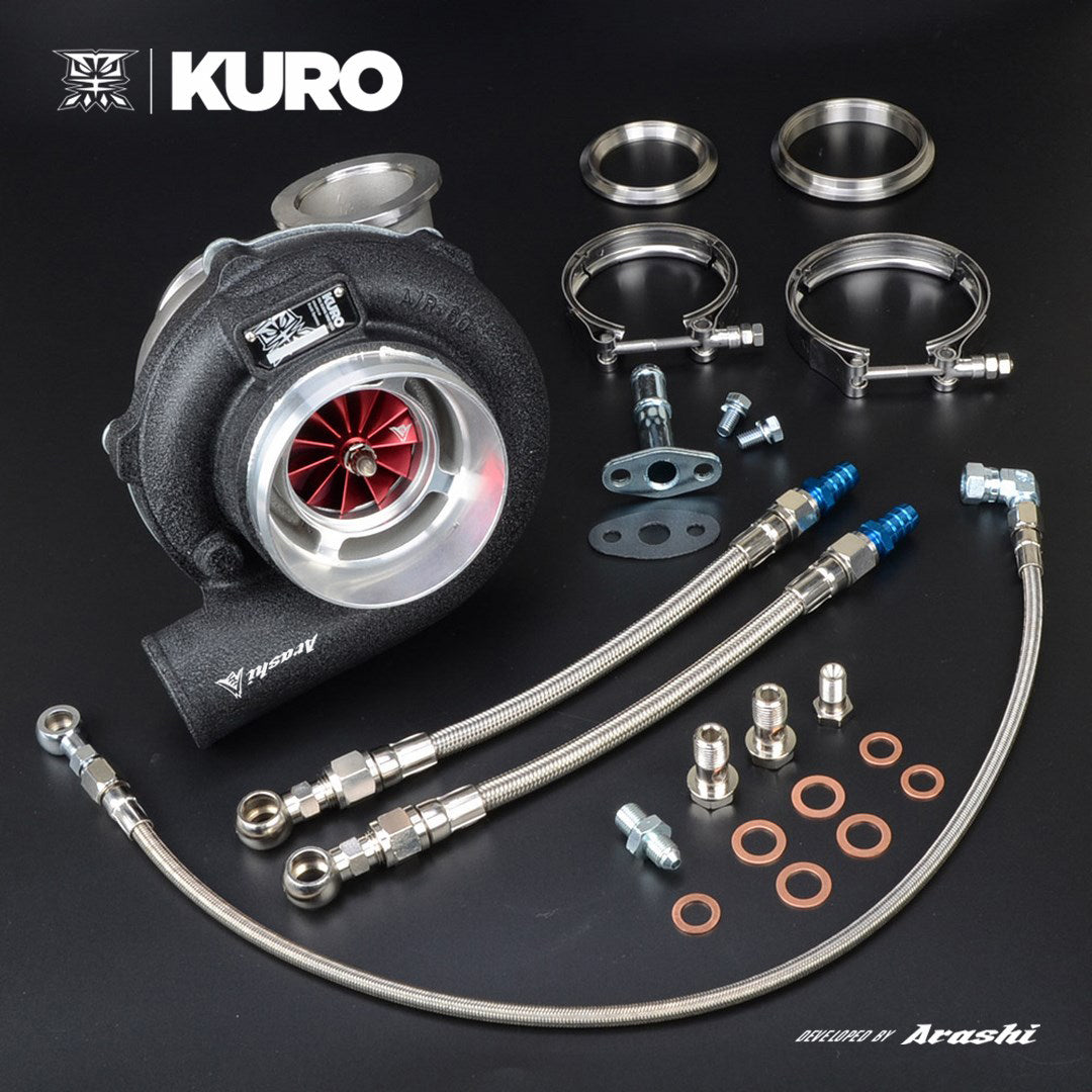 Arashi Dynamics KURO TURBO GT3037 V-band 0.82 A/R Stainless BALL