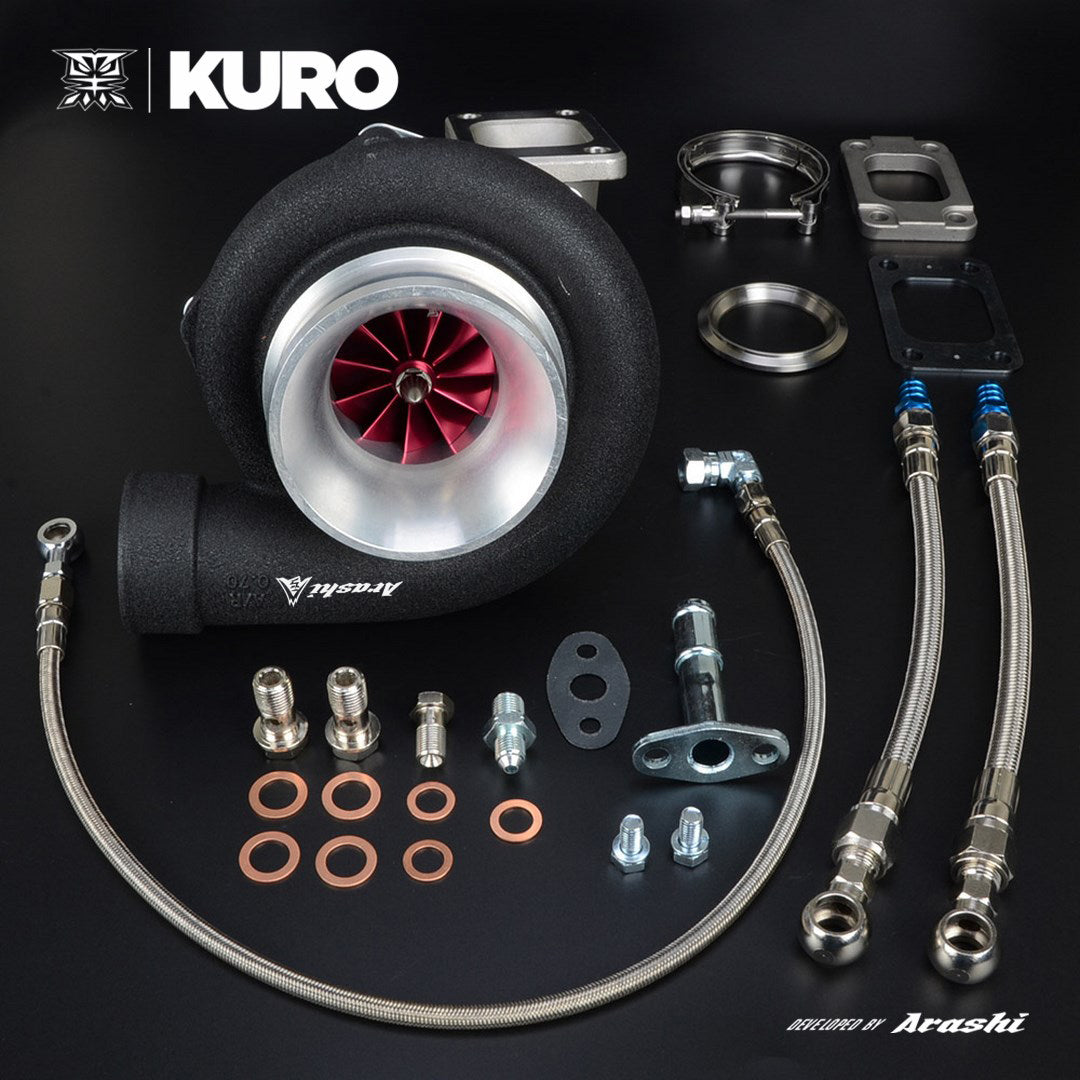 Arashi Dynamics KURO TURBO GT3076R T3 0.63 A/R Stainless BALL BEARING
