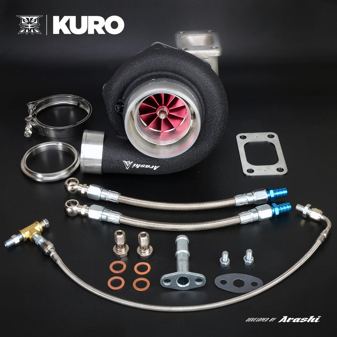 Arashi Dynamics KURO TURBO GTX3584RS Gen2 Hose Type T3 1.06 A/R