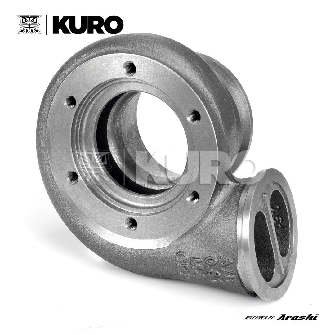 Arashi Dynamics KURO GT3071R GT3076R GT30 GTX30 V-band 0.61 A/R Twin-Scroll  Turbo Turbine Housing