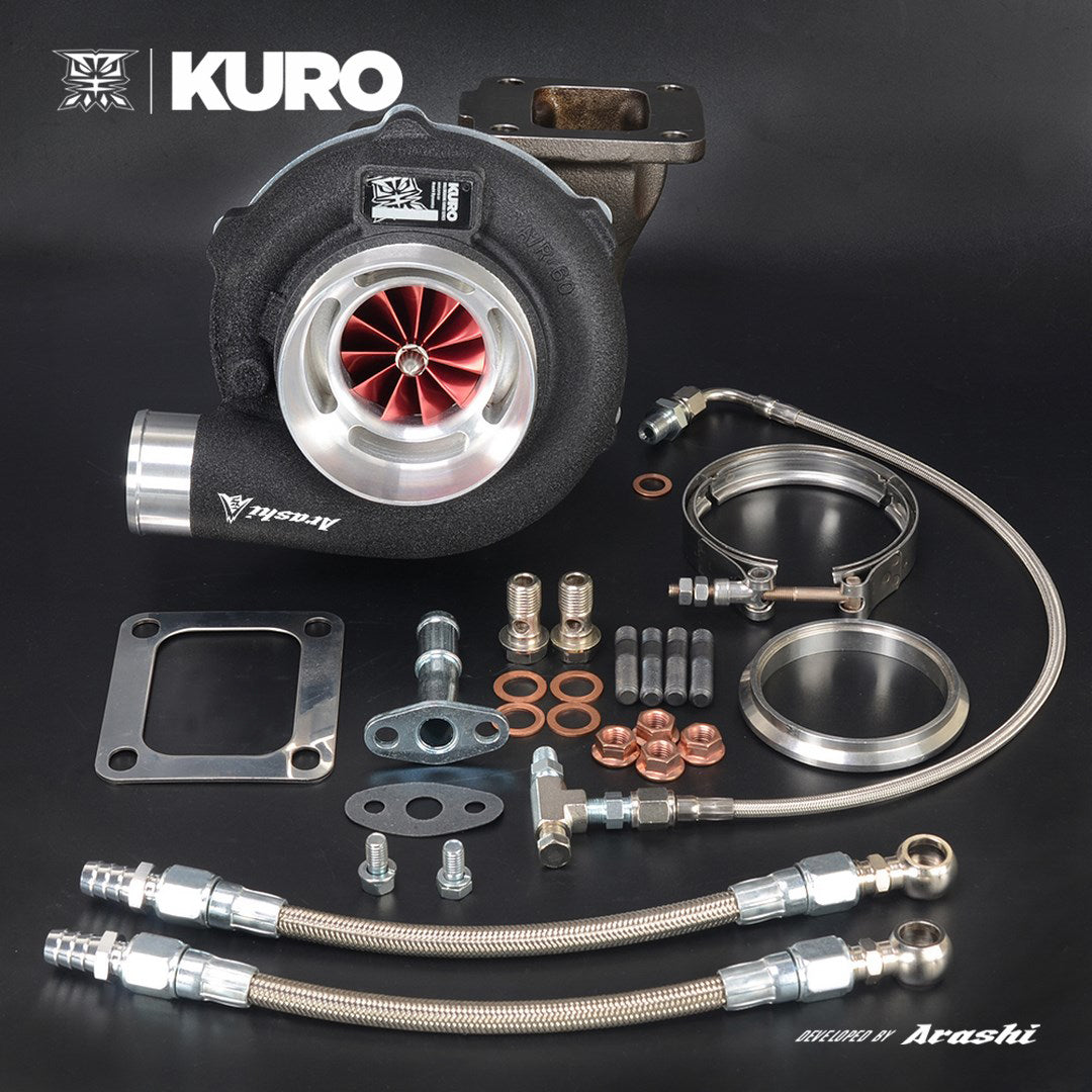 Arashi Dynamics KURO TURBO GTX3076R T4 0.82 A/R Ball Bearing