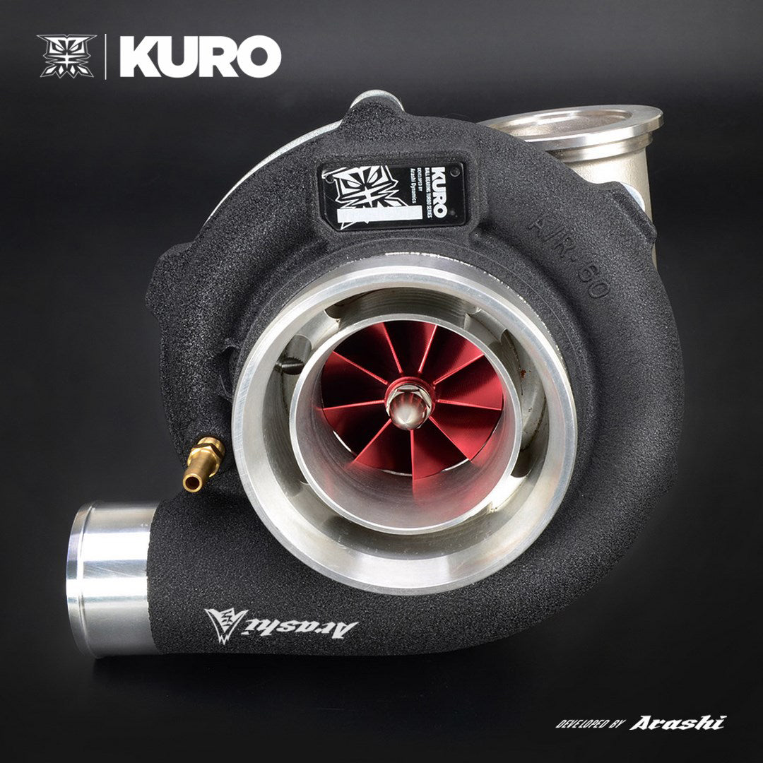 Arashi Dynamics KURO TURBO GTX3076R Gen2 V-band 0.63 A/R Stainless Ball  Bearing