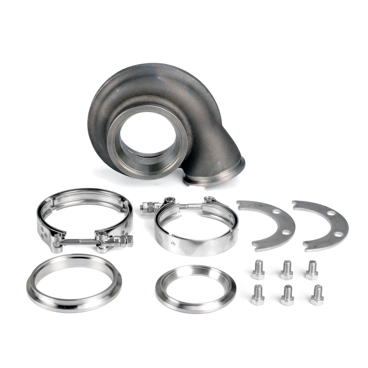 Stainless Steel Turbine Housing Kit – Dual Vband 0.64 A/R, Fits GT30 GTX30 Turbo