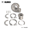 KURO GTX3584RS GT3584 V-band 1.01 A/R Twin-Scroll Turbo Turbine Housing