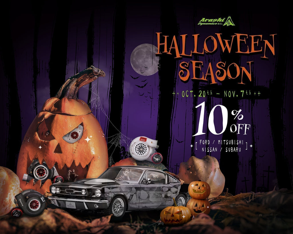 HALLOWEEN SPECIAL –👻 10% OFF all NISSAN / MITSUBISHI / SUBARU / FORD turbochargers!