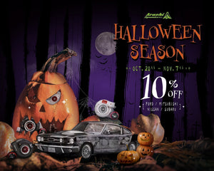 HALLOWEEN SPECIAL –👻 10% OFF all NISSAN / MITSUBISHI / SUBARU / FORD turbochargers!