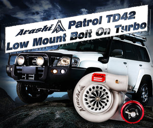 Arashi Patrol TD42 Low Mount Bolt On Turbo