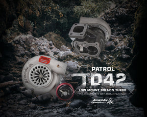 Arashi Patrol TD42 Low Mount Bolt-On Turbo