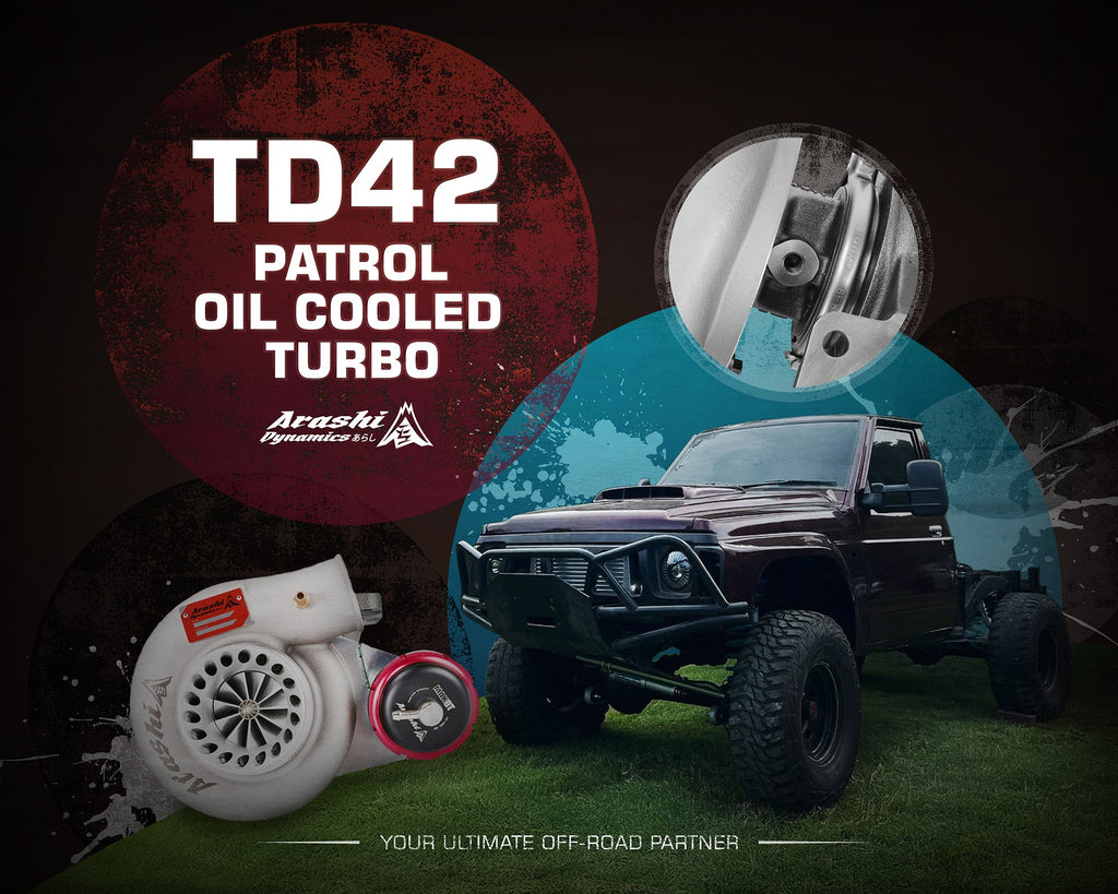 TD42 oil cooled turbo for Nissan Patrol Launch