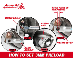 How to set actuator preload