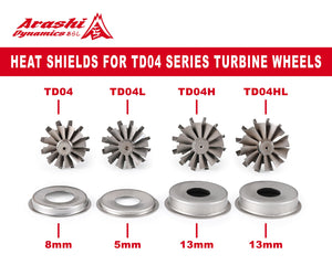 Heat Shields for TD04 Series Turbine Wheels