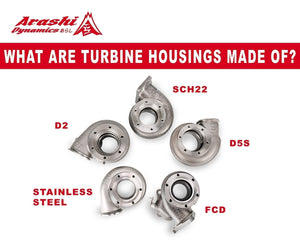 What are turbine housings made of?