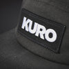 Arashi KURO 5 Panel Washed Cotton Flat Bill Baseball Cap