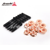 M8x1.25 Stud 38mm & Nut For Garrett T28 T25 GT25 GT28 GT30 GT35 Silvia SR20DET CA18DET Turbo / 10 Sets