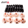 M8x1.25 Stud 35mm & Nut For Garrett T25 T28 GT25 GT28 Exhaust Manifold downpipe/ 8 Sets
