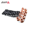 M8x1.25 Stud 35mm & Nut For RB20DET RB25 RB26 SR20 Turbo Exhaust Manifold / 10 Sets