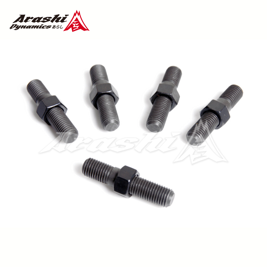 M10x1.5 Stud 45mm & Nut For Subaru Impreza WRX TD04L TD05H TD06 Turbo / 5 Sets