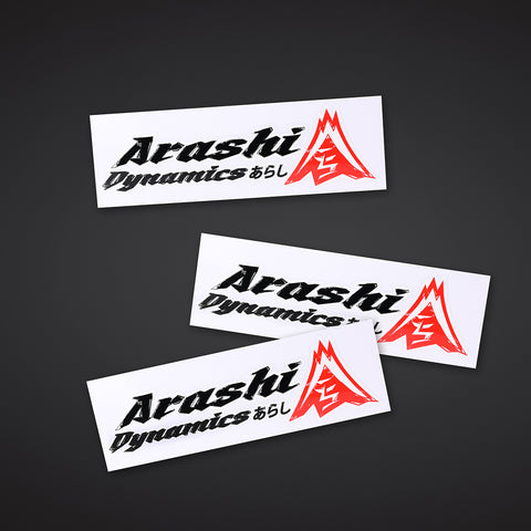 Arashi Logo Decal  300x90mm (3pcs)