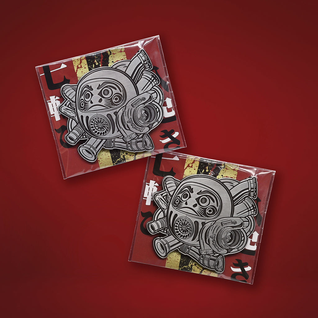 Arashi Daruma Metal Magnet