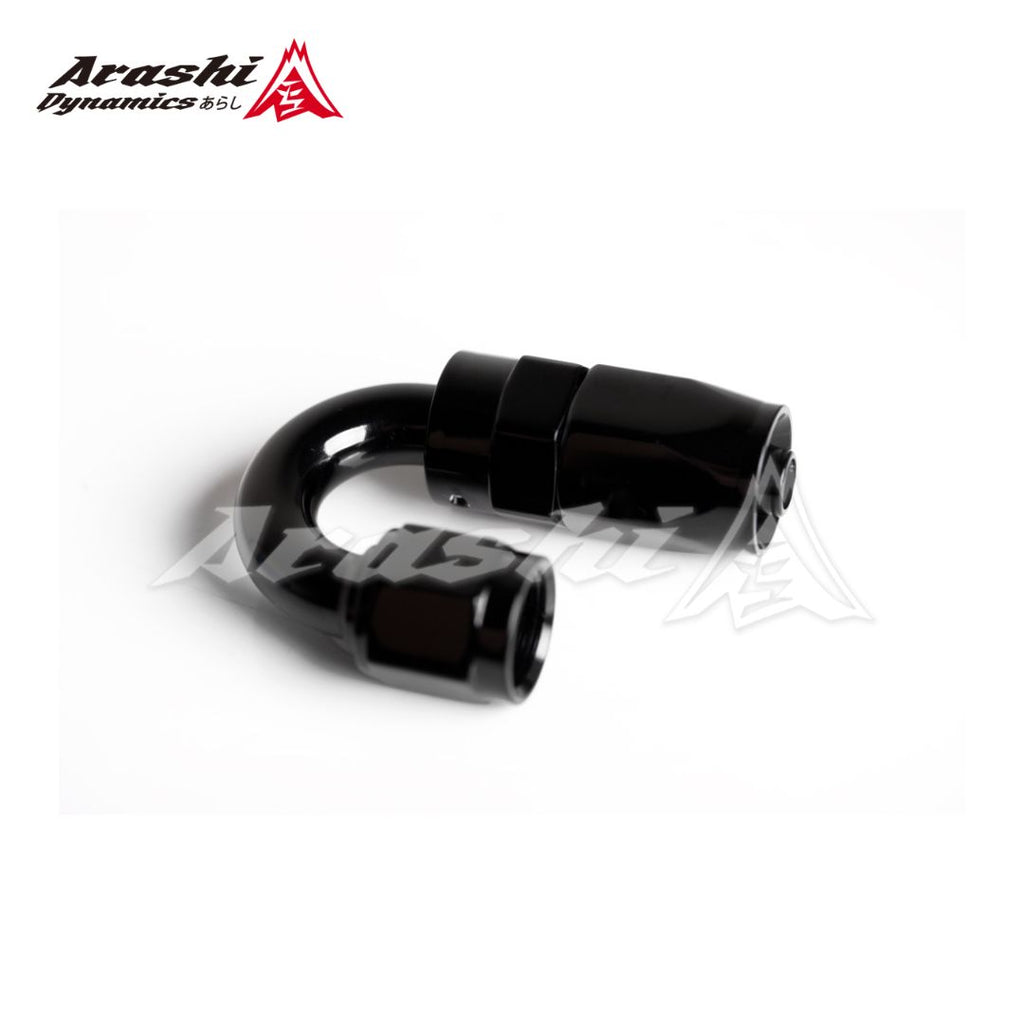 High Polished Swivel Hose End 180° 4AN Aluminum Fitting Adapter