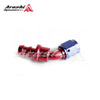 Push on Hose End 45° 4AN Aluminum Fitting Adapter