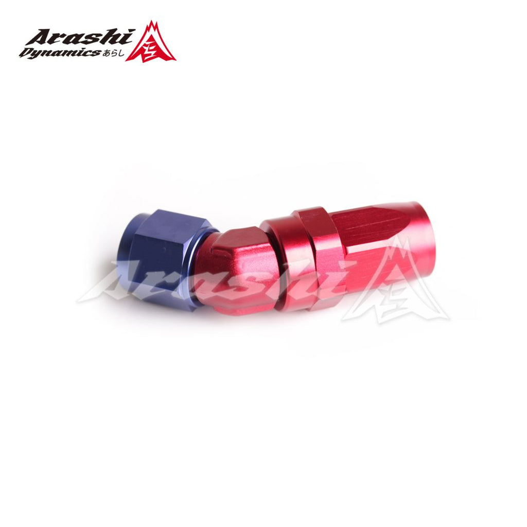 45° 8AN Female Forged Elbow Aluminum Fitting Adapter