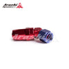 45° 8AN Female Forged Elbow Aluminum Fitting Adapter