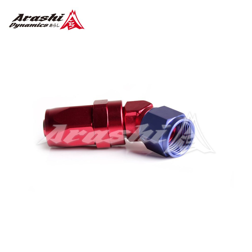 45° 8AN Female Forged Elbow Aluminum Fitting Adapter