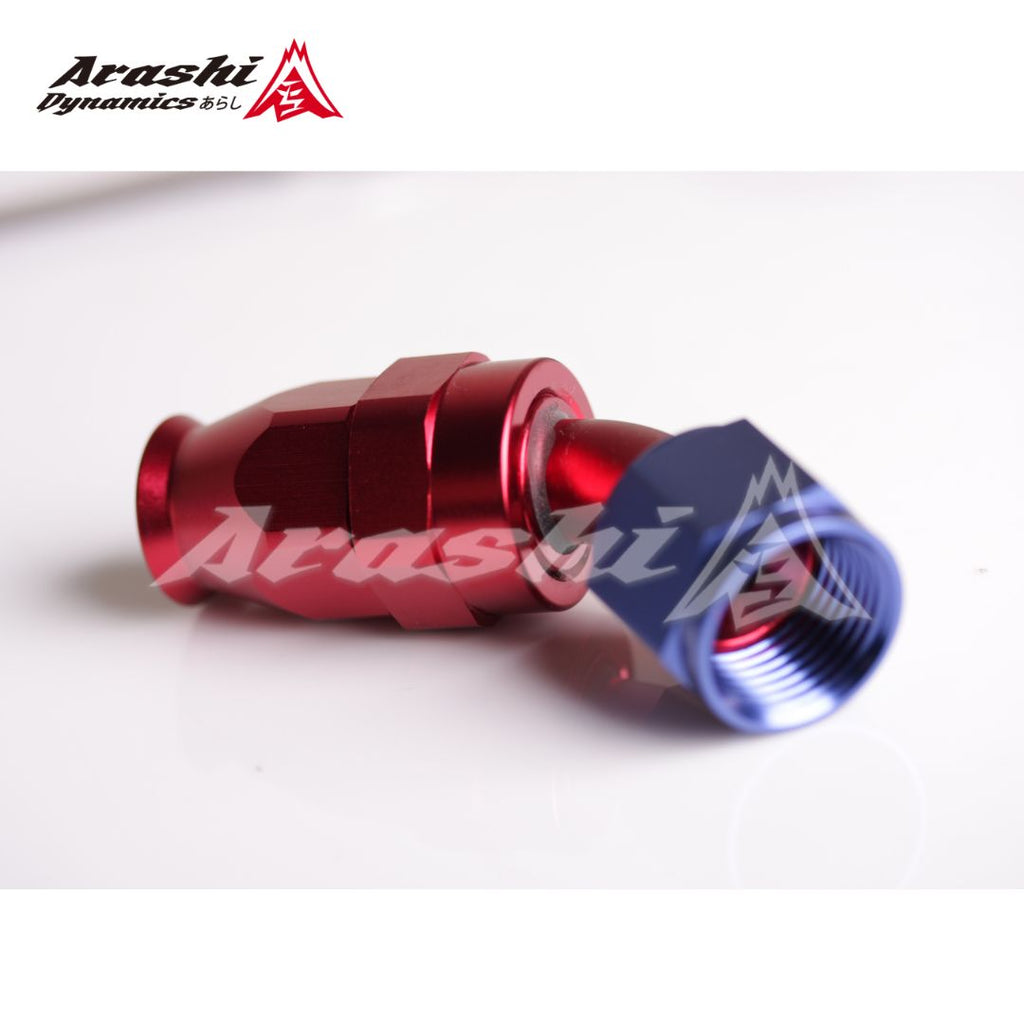 PTFE Hose 10AN End 45° Aluminum Fitting Adapter