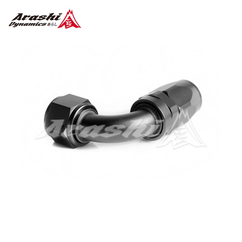 High Polished Swivel Hose End 90° 12AN Aluminum Fitting Adapter