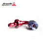 Push on Hose End 90° 8AN Aluminum Fitting Adapter
