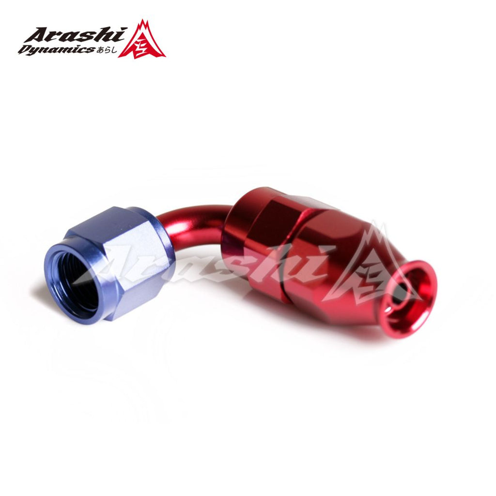 PTFE Hose 4AN End 90° Aluminum Fitting Adapter