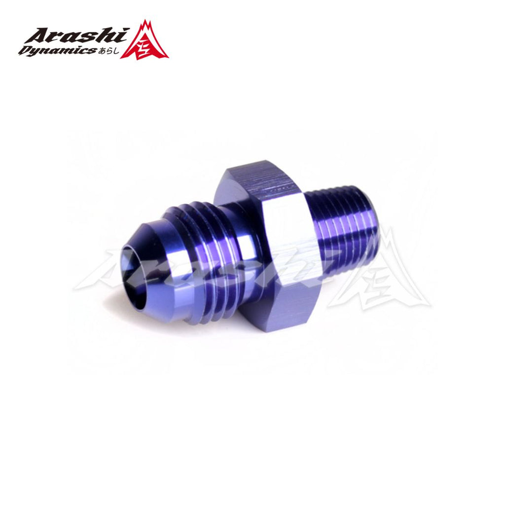 12AN to 1/2'' NPT Straight Aluminum Fitting Adapter