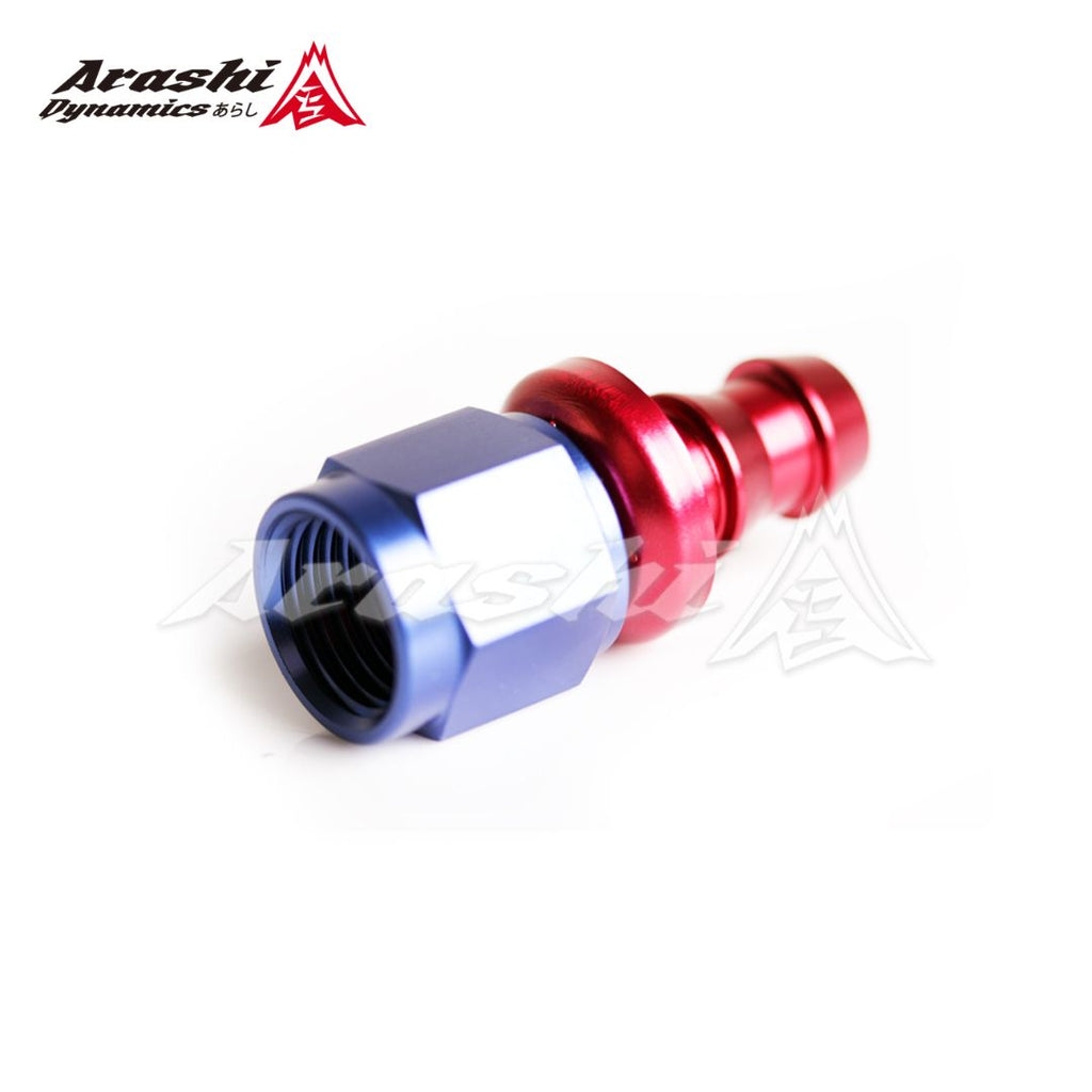 Push on Hose End Straight 6AN Aluminum Fitting Adapter