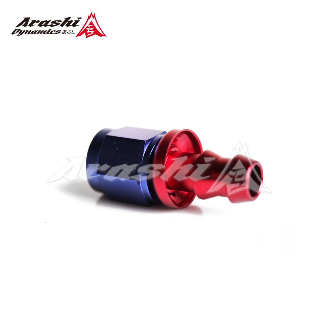 Push on Hose End Straight 6AN Aluminum Fitting Adapter