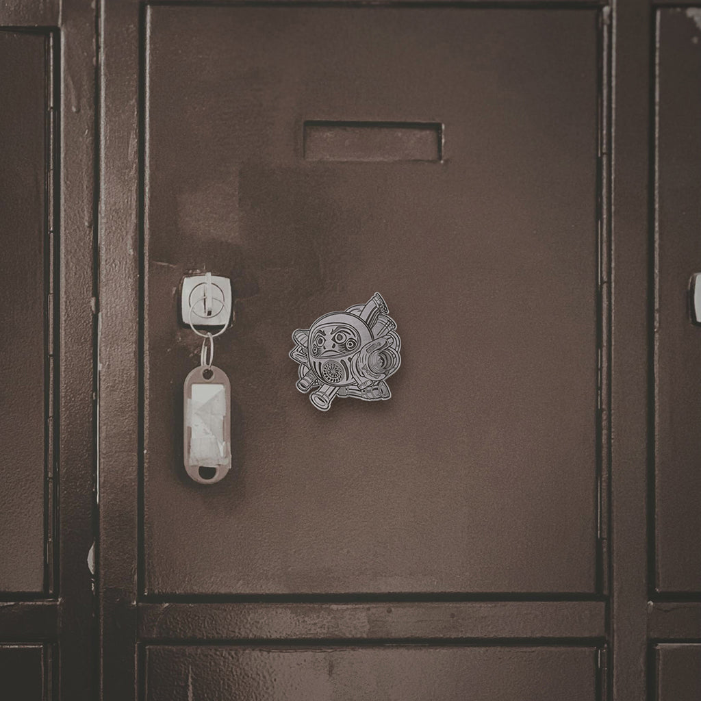 Arashi Daruma Metal Magnet