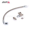 BMW N54 335i 535i w/ single Garrett GT30R GT35R Ball Bearing Turbo Oil Feed Line Kit