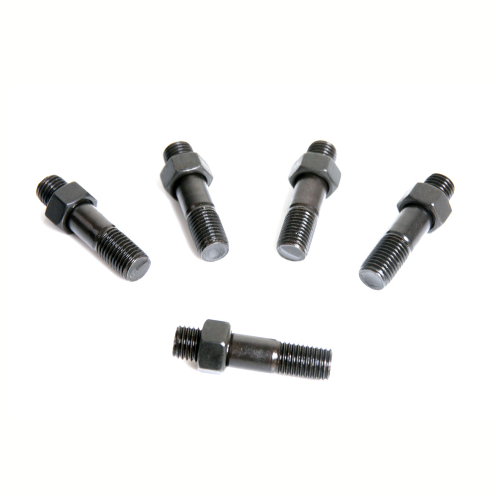 M10x1.25 Stud 43mm & Nut For Mitsubishi DSM 1G EVO 1 2 3 4 5 6 7 8 9 10 EVO X Turbo / 5 Sets