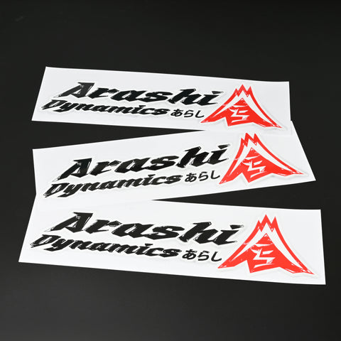 Arashi Logo Decal  300x90mm (3pcs)