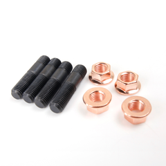 M10x1.25 Stud 43mm & Nut For Subaru TD04L TD05 TD06 EVO X EVO1 ~ EVO 8 9 10 Turbo / 4 Sets