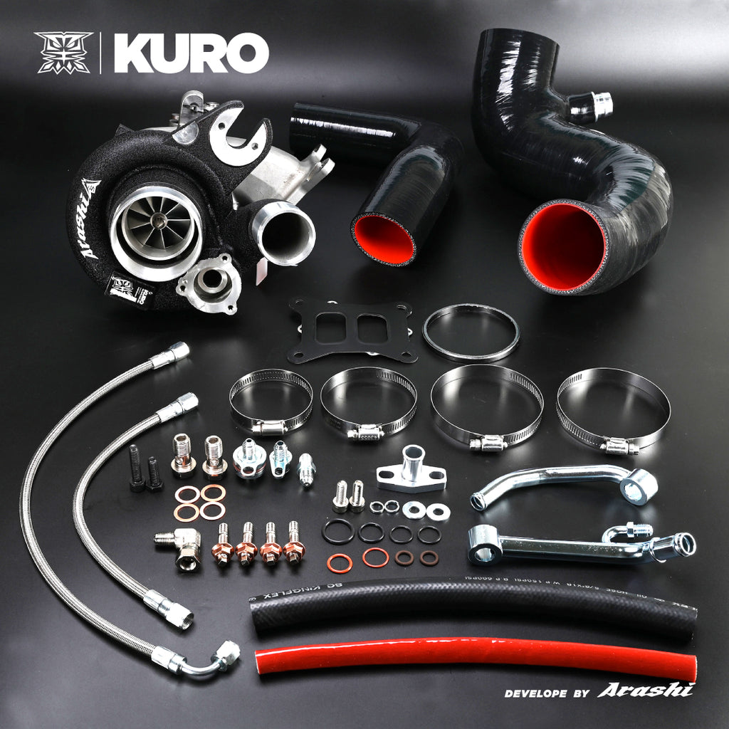 Arashi Dynamics KURO Turbo GTX3076R Gen2 Audi S3 VW Golf R MK7 IS38 ...