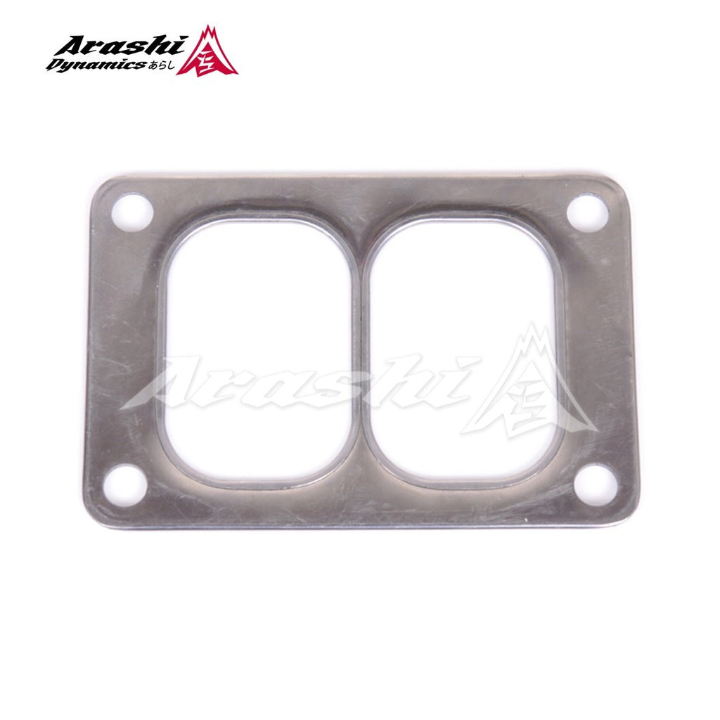 Garrett T6 Turbo Divided Twinscroll Inlet Manifold Exhaust Gasket Stainless