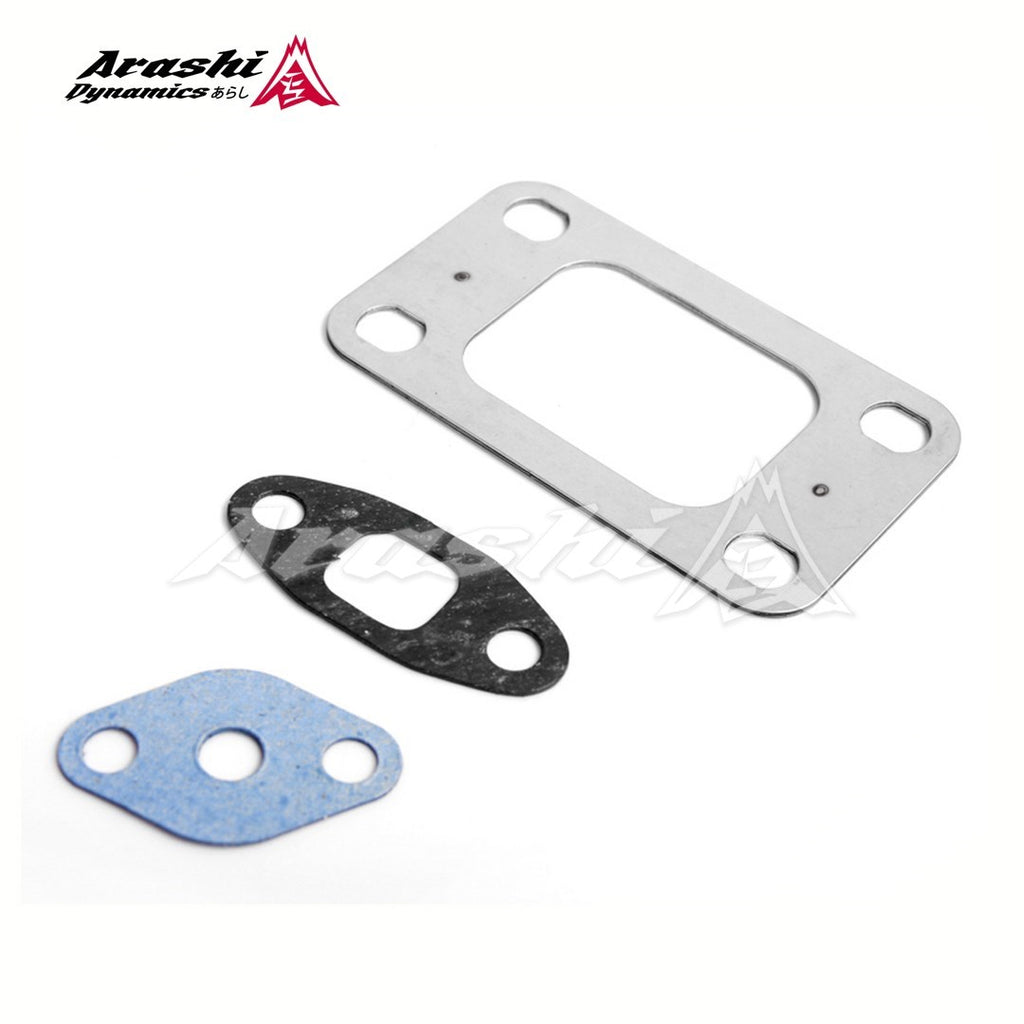 Garrett T3 HT18 Turbo Turbine Inlet Oil Feed / Oil Drain Return Gaskets Set