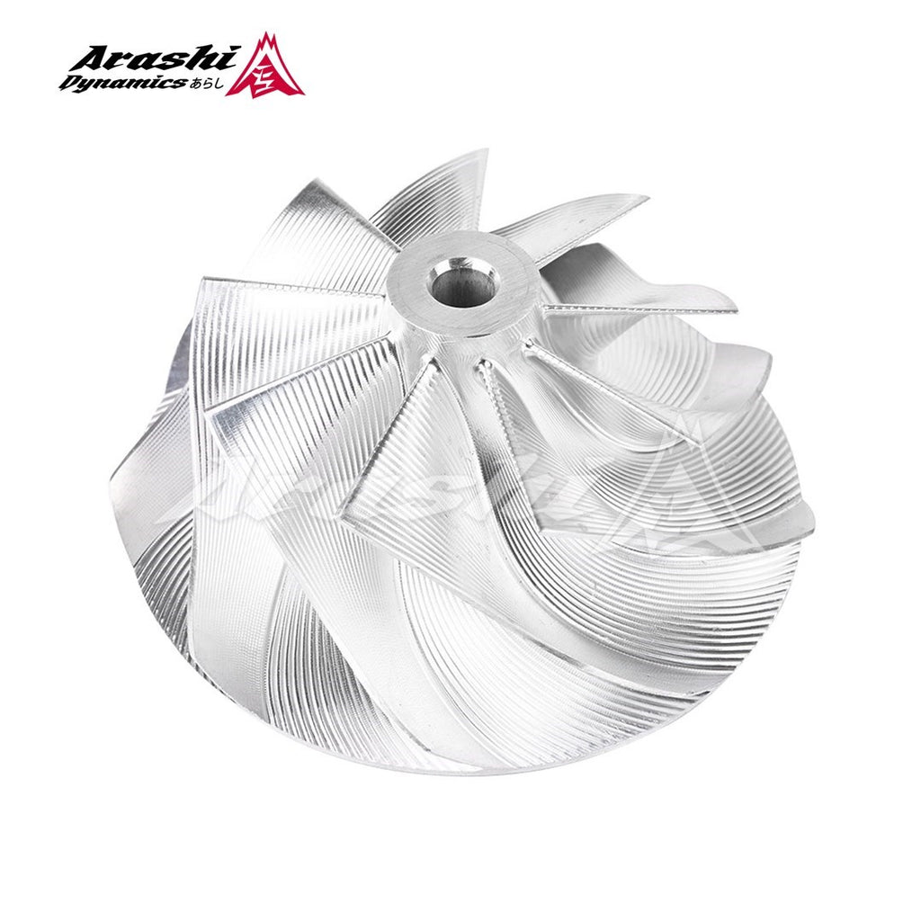 ARASHI TURBO Compressor Billet Wheel For Garrett GTX3076 GEN ll 836014-5004S (58.2/76.4 mm) 9+0 Point Milling Reverse