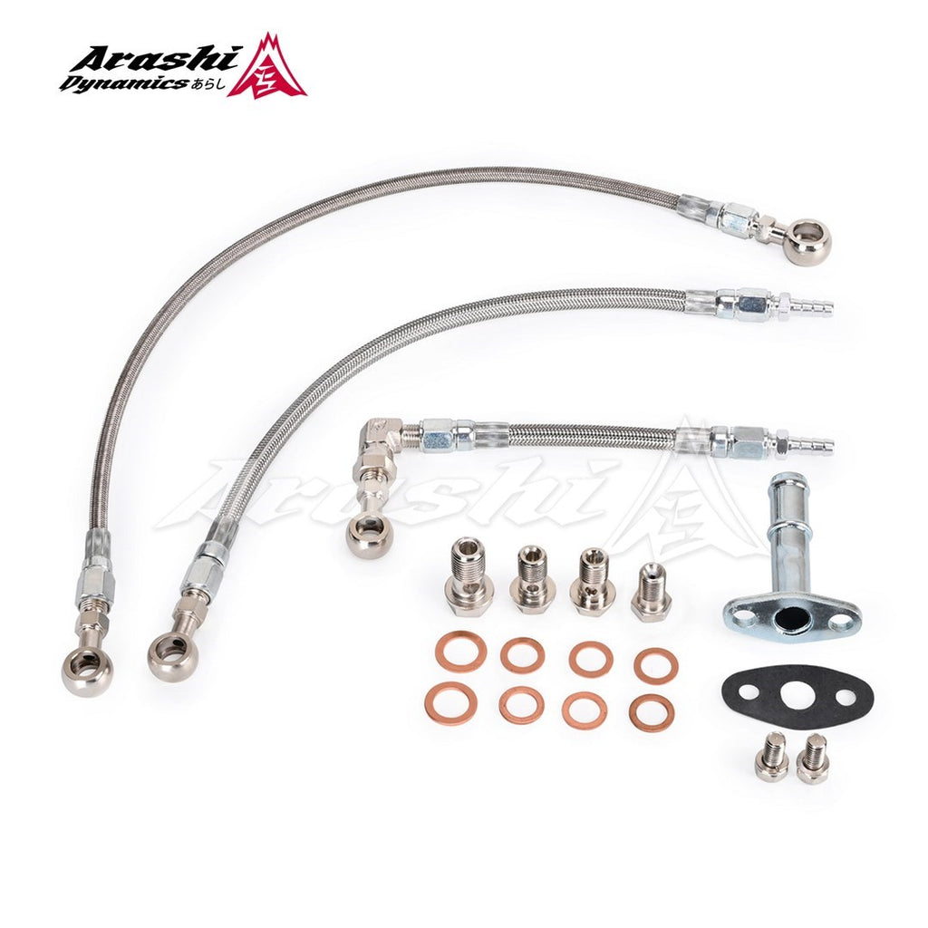 VOLVO 850 S60 S70 N2P23HT w/ Garrett GT28R GT29R GT30R Turbo Oil Water Line Kit