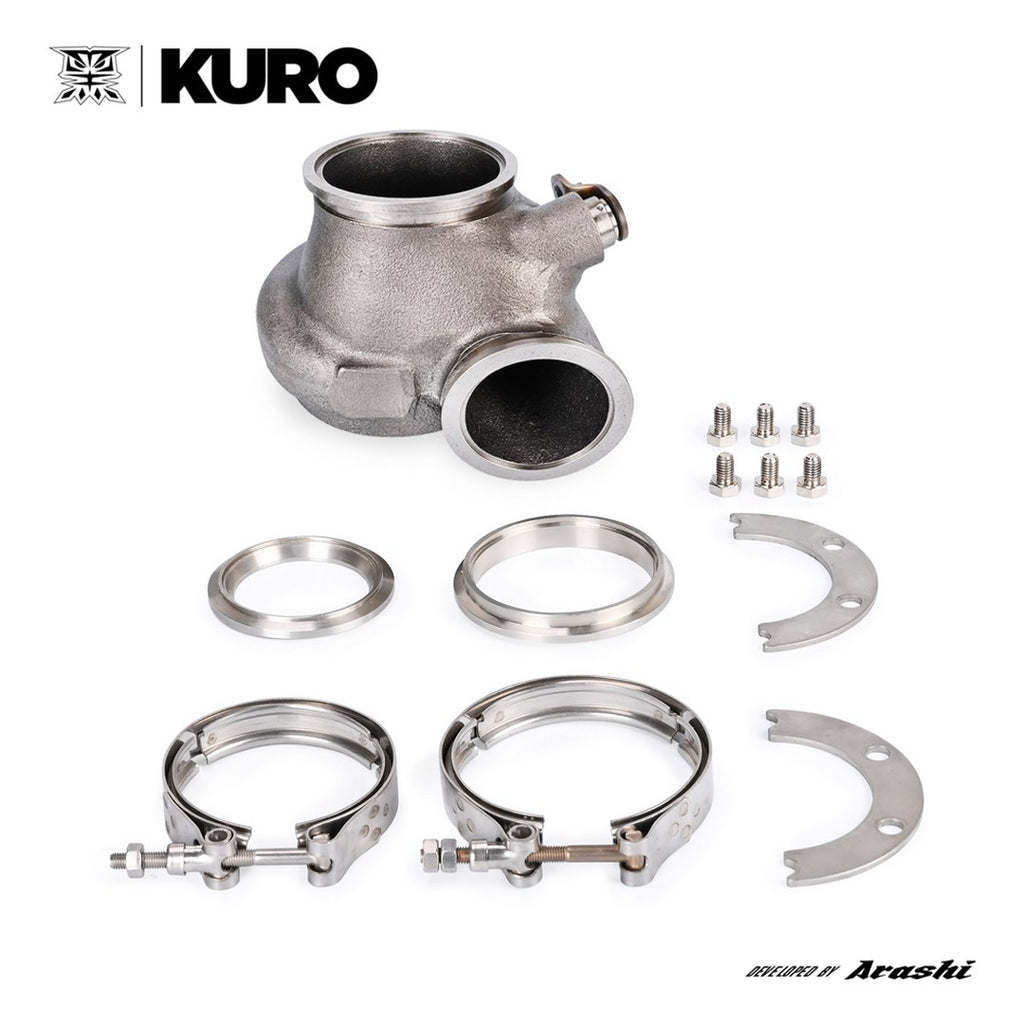 KURO GT3071R GT3076R GT30 GTX30 IWG Dual V-band 0.92 A/R Turbo Turbine Housing